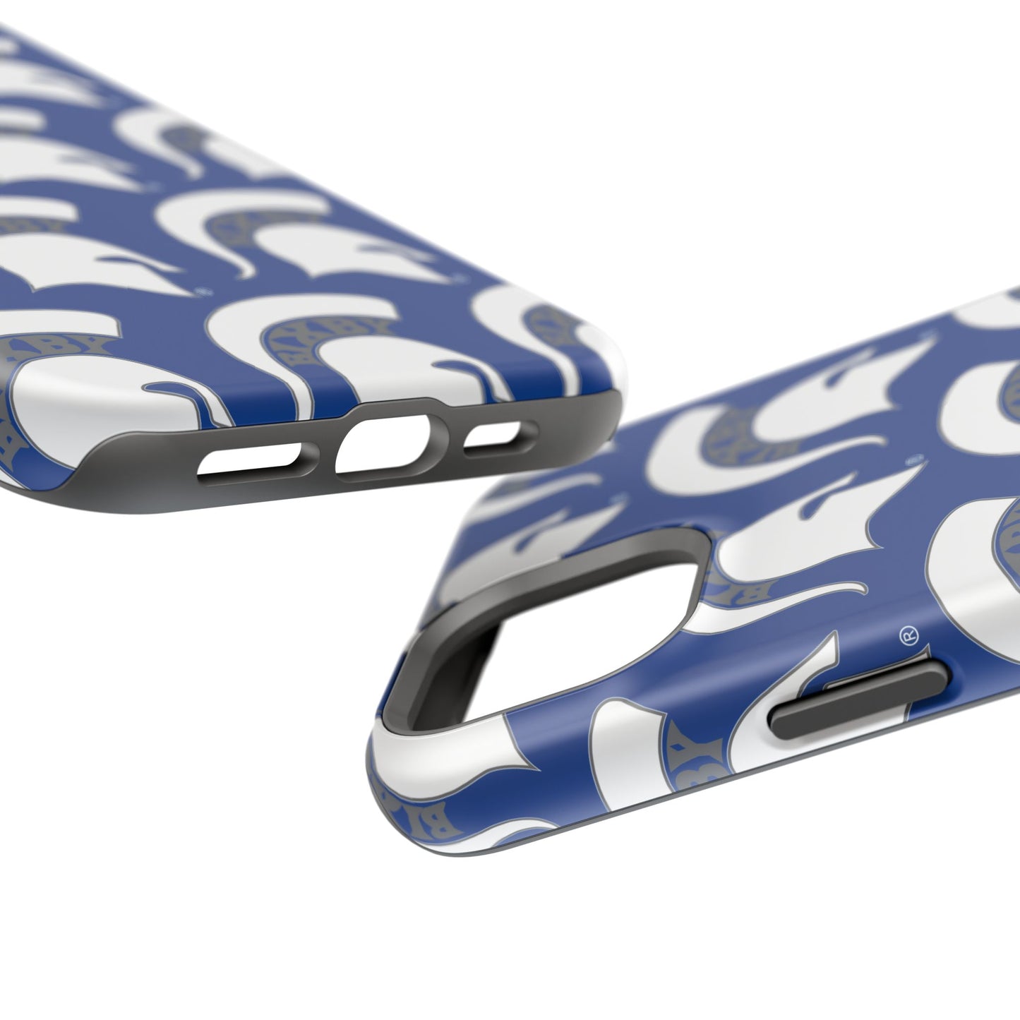Bixby Spartan White Logo Impact Resistant iPhone Case