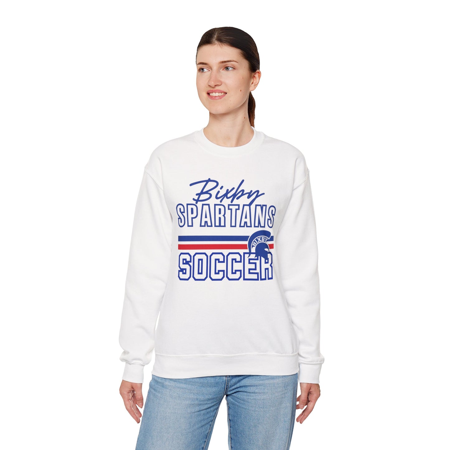 Bixby Spartans Soccer Gildan Sweatshirt
