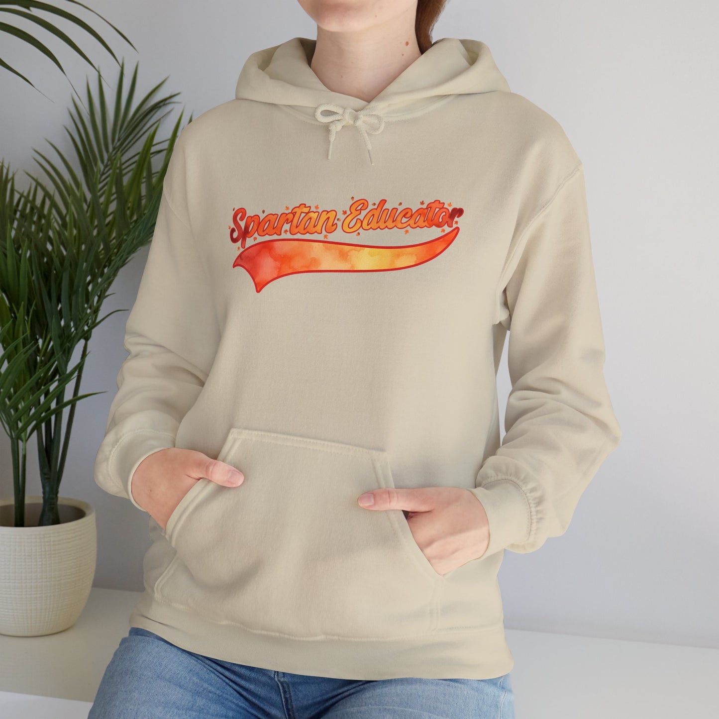 Spartan Educator Fall Design Gildan Hoodie