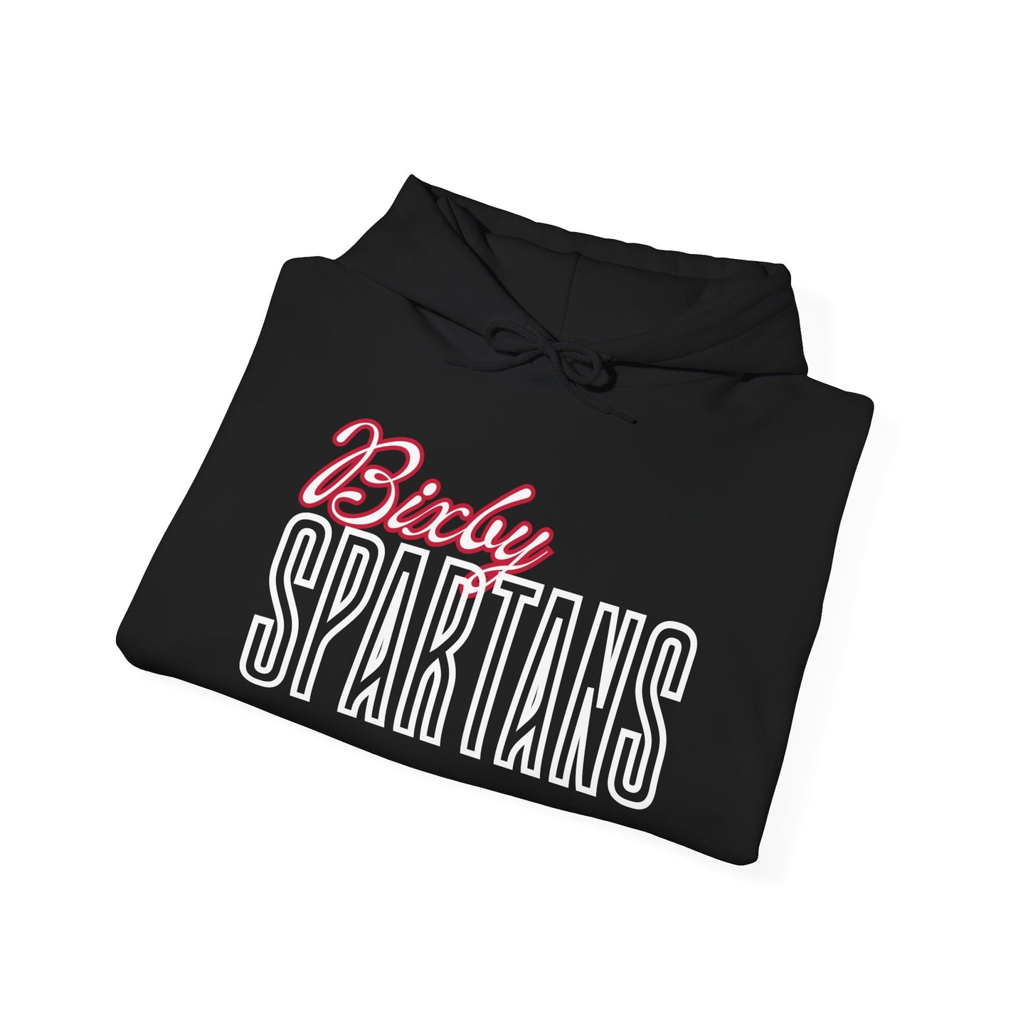 Bixby Spartans Cursive Gildan Hoodie