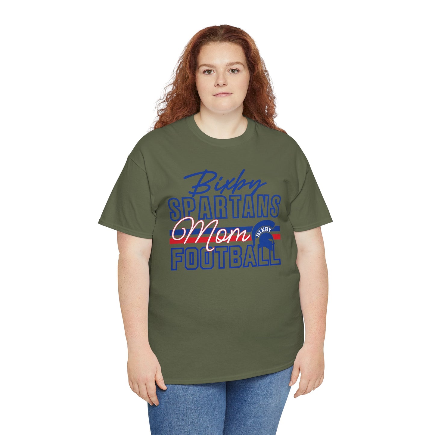 Bixby Spartans Football Mom Gildan Tee