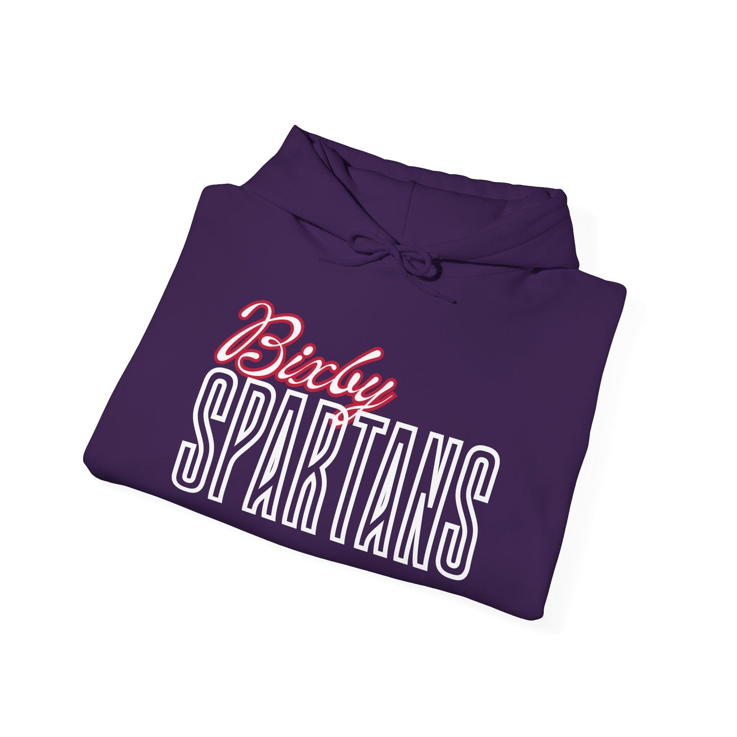 Bixby Spartans Cursive Gildan Hoodie