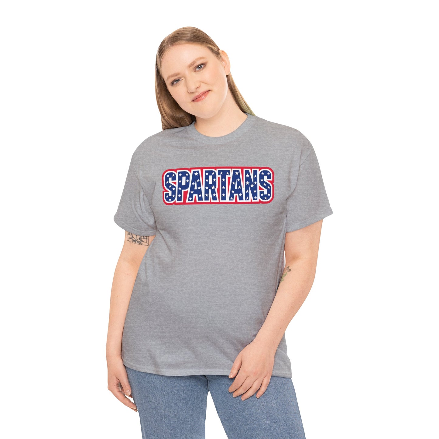 Spartans Patriotic Gildan Tee