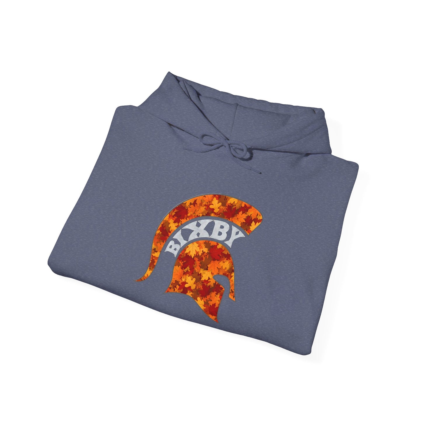 Bixby Spartan Fall Helmet Gildan Hoodie