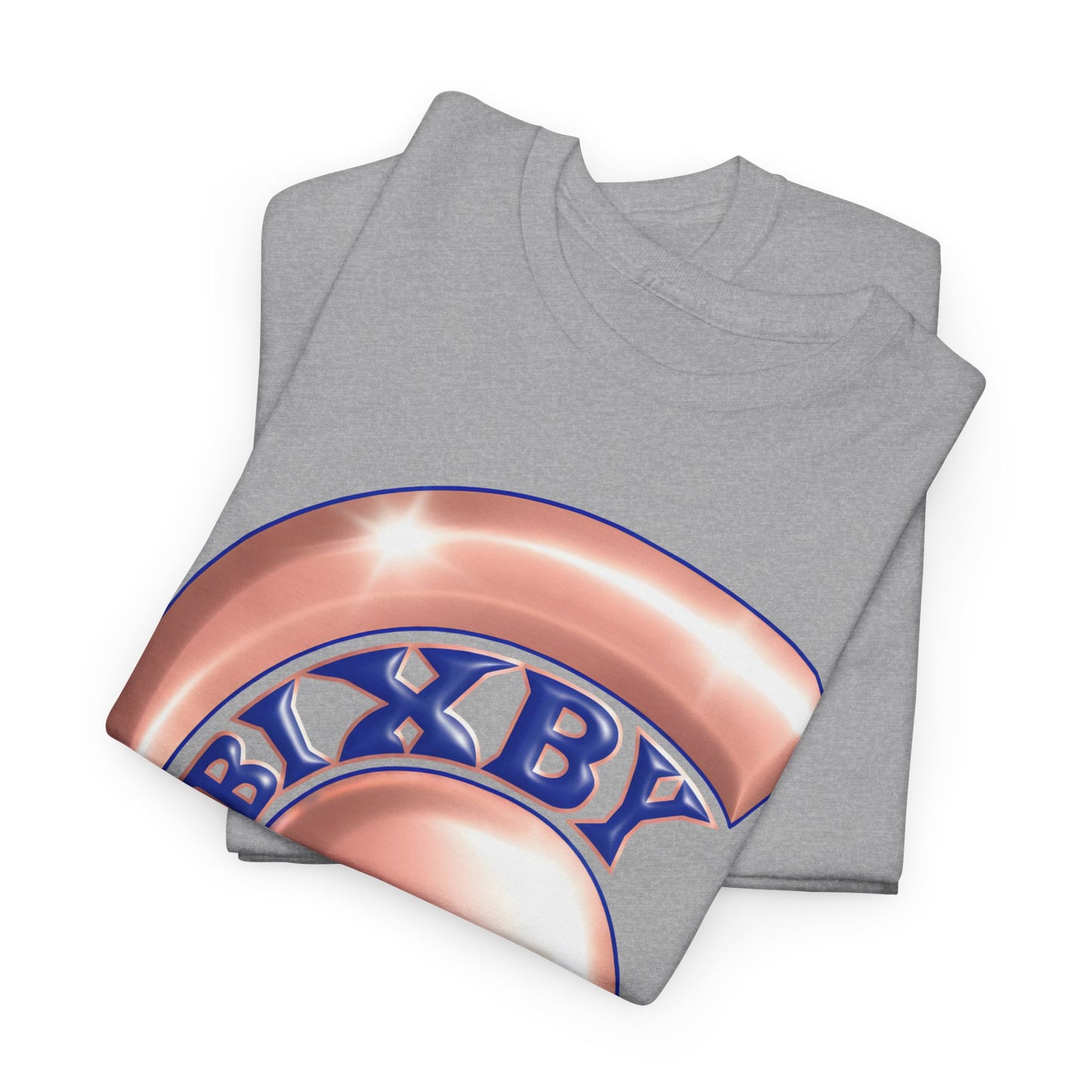Bixby Spartan Metallic Rose Gold Gildan Tee