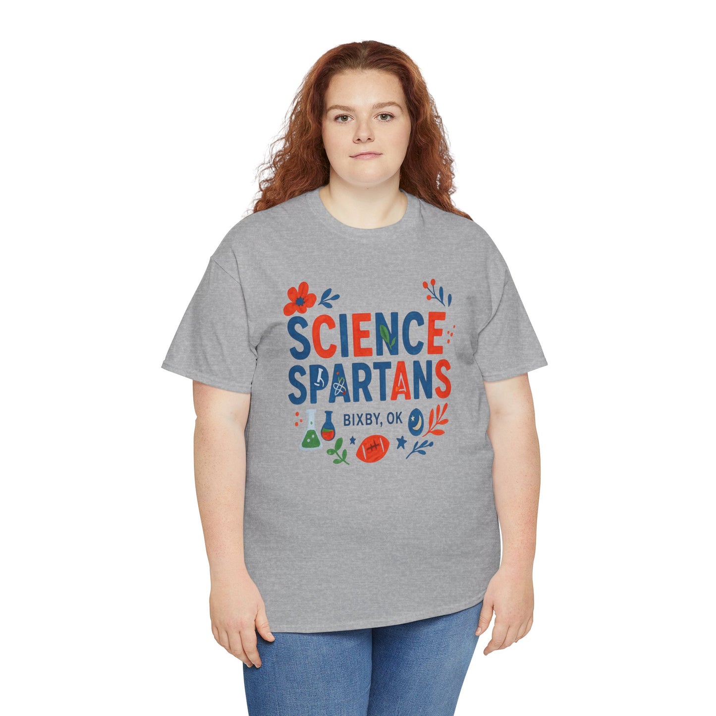 Floral Science Spartan Gildan Tee