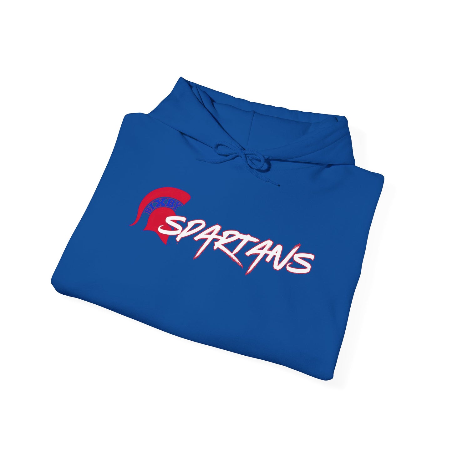 Spartans Red Logo Gildan Hoodie
