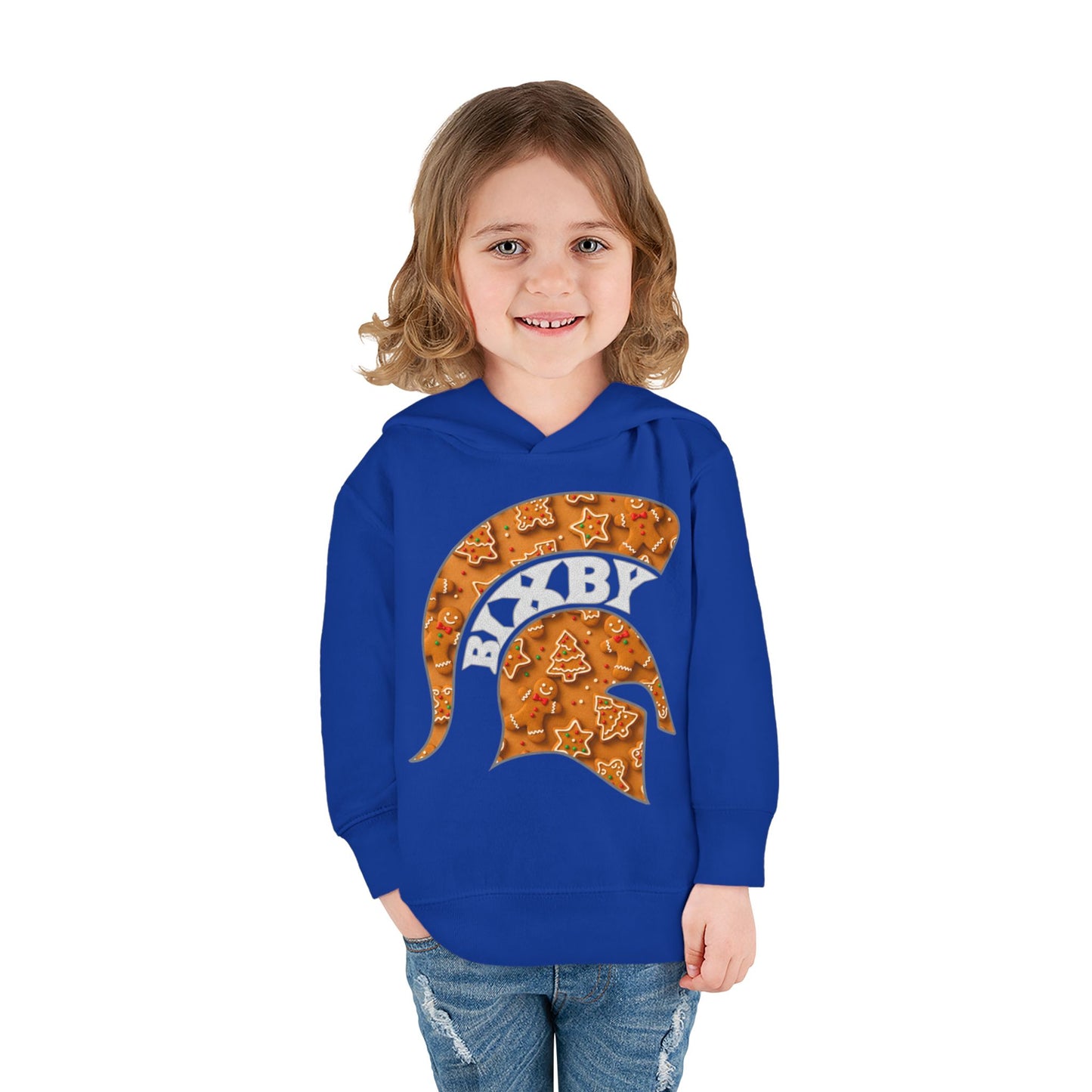 Bixby Spartans Gingerbread Toddler Rabbit Skins Sweatshirt