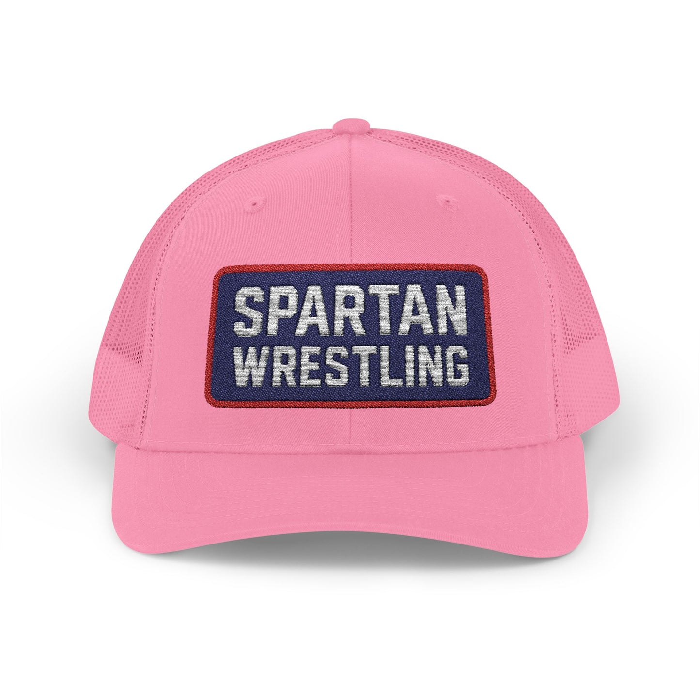 Spartan Wrestling Embroidered Trucker Hat