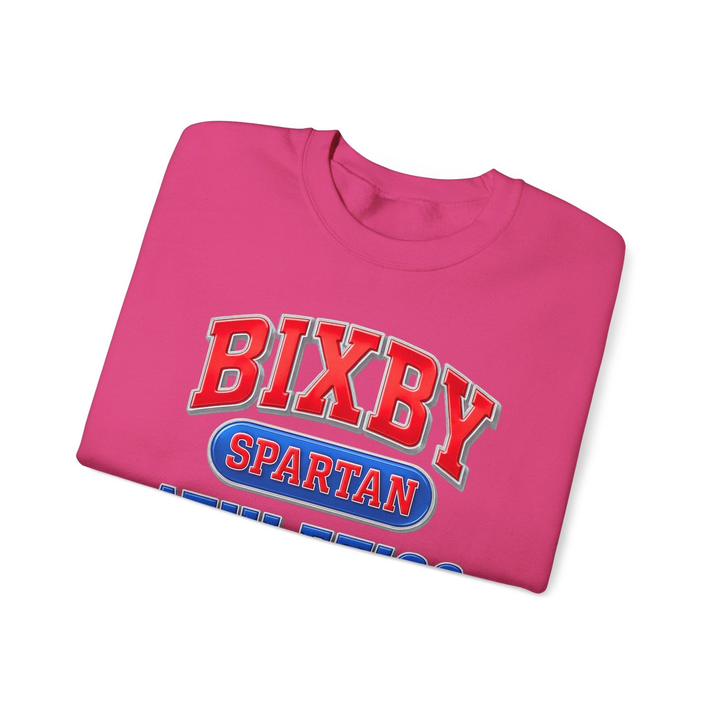 Bixby Spartan Athletics Metallic Gildan Sweatshirt