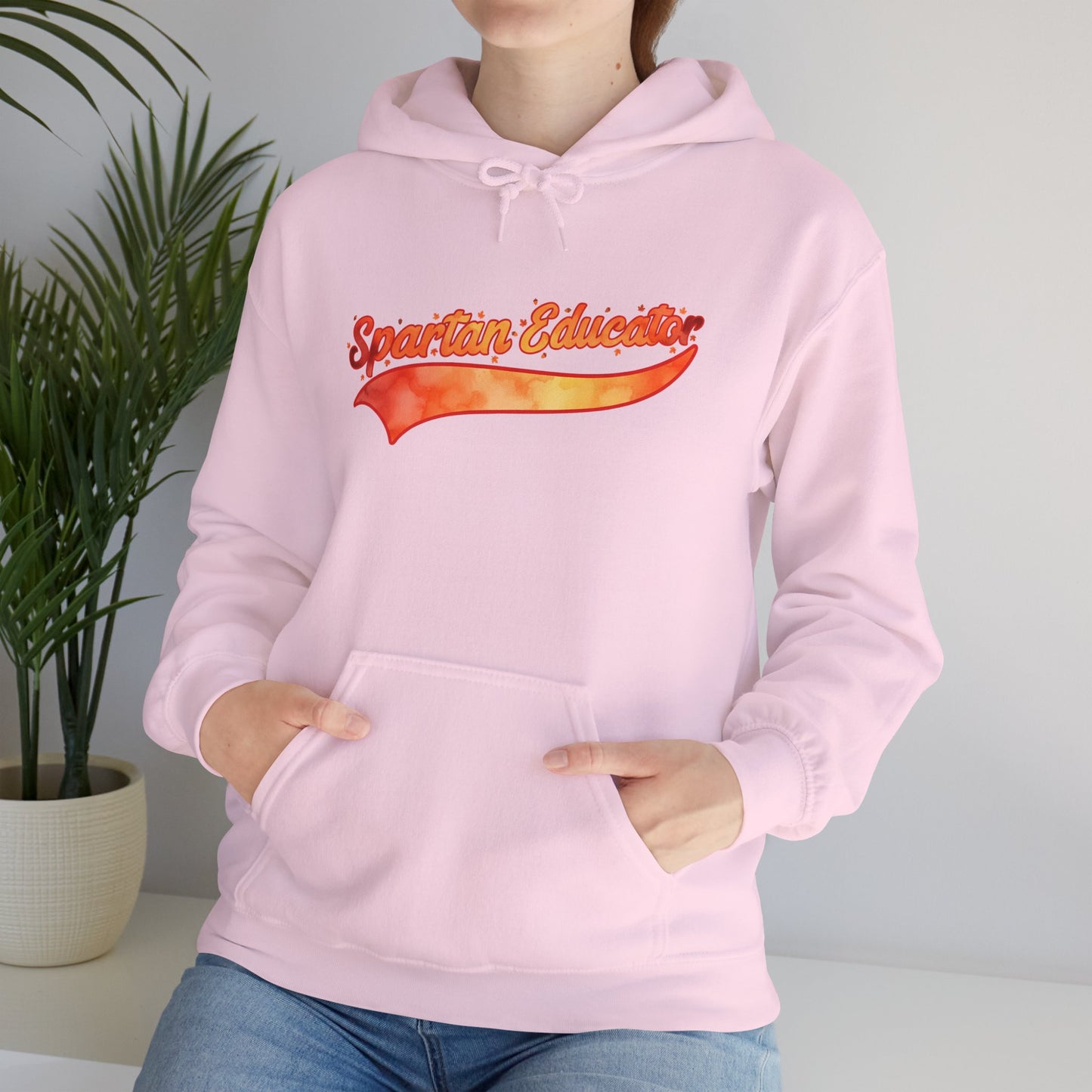 Spartan Educator Fall Design Gildan Hoodie