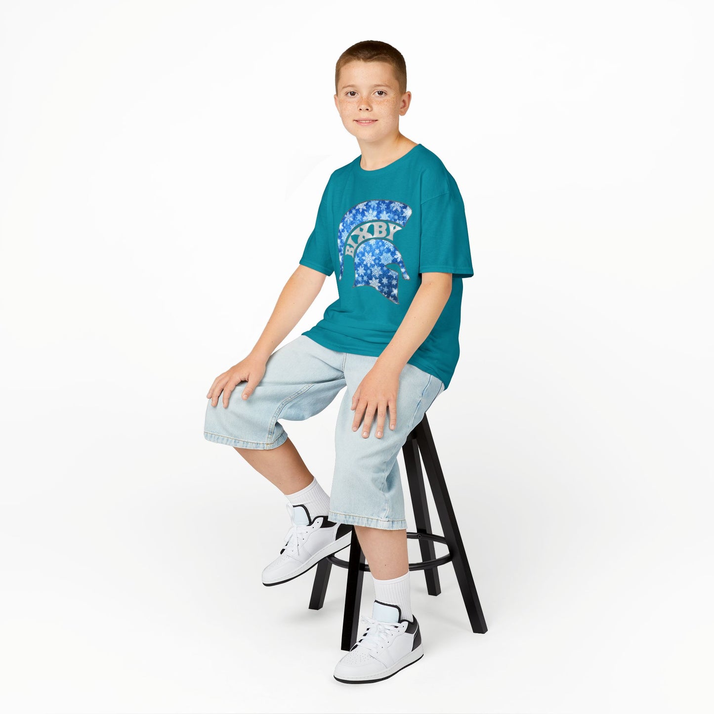 Bixby Spartan Winterfrost Youth Gildan Tee