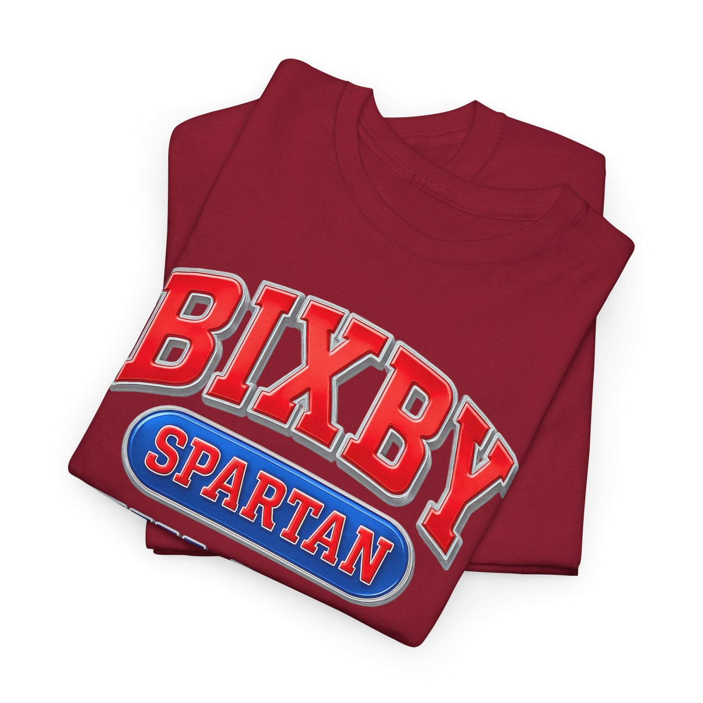 Bixby Spartan Athletics Metallic Gildan Tee