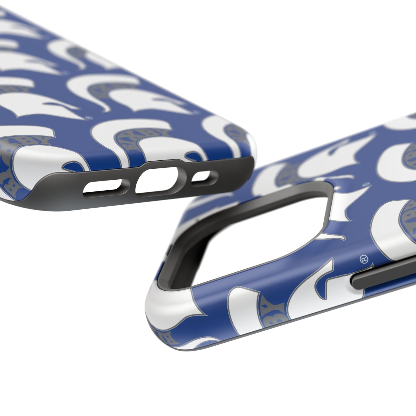 Bixby Spartan White Logo Impact Resistant iPhone Case
