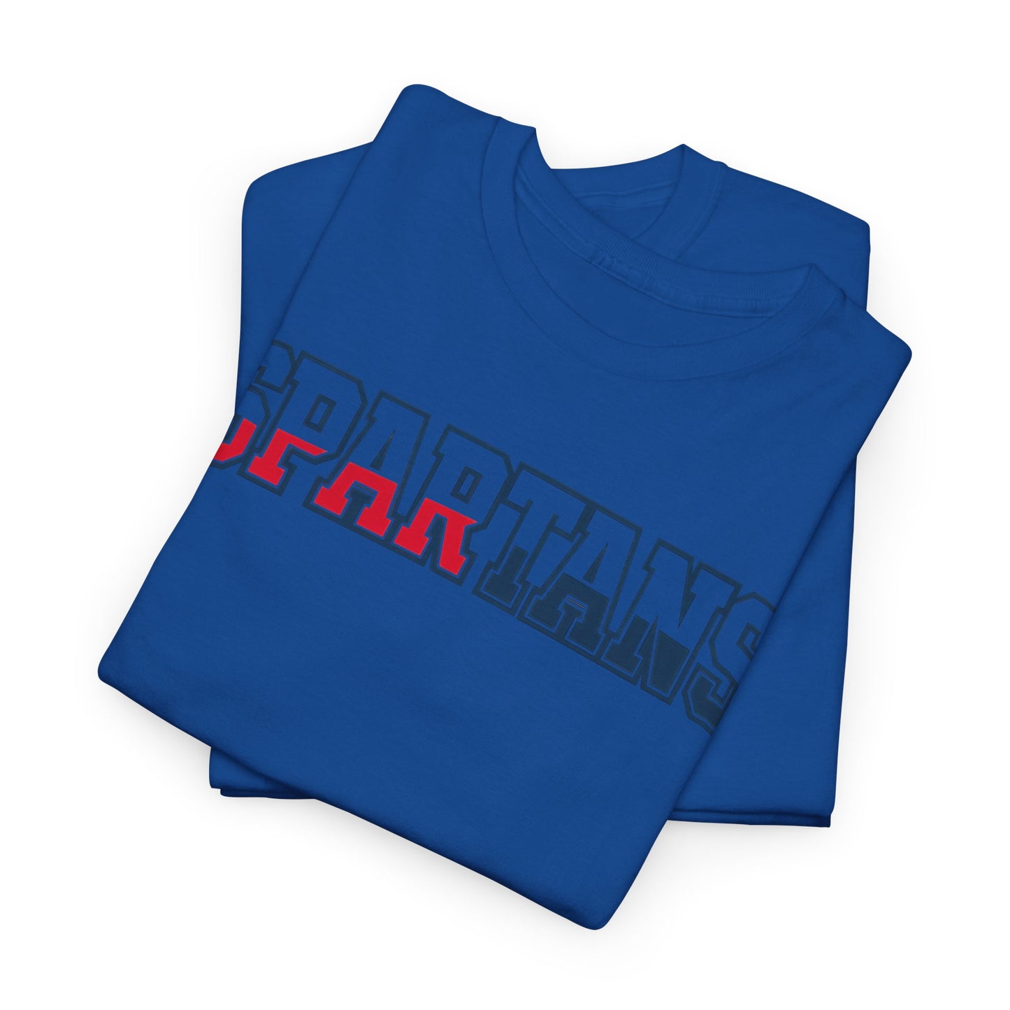Spartans Athletic Letter Chest and Left Sleeve Gildan Tee