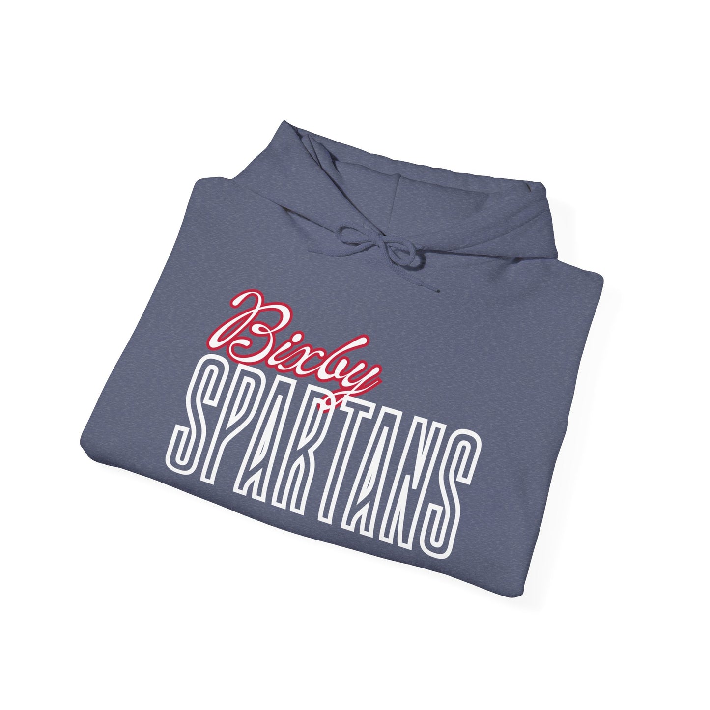 Bixby Spartans Cursive Gildan Hoodie
