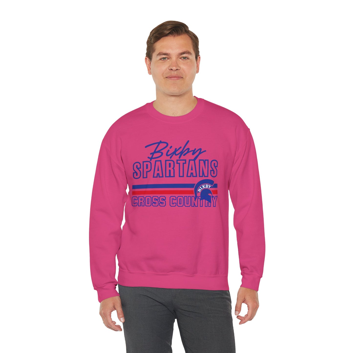 Bixby Spartans Cross Country Gildan Sweatshirt