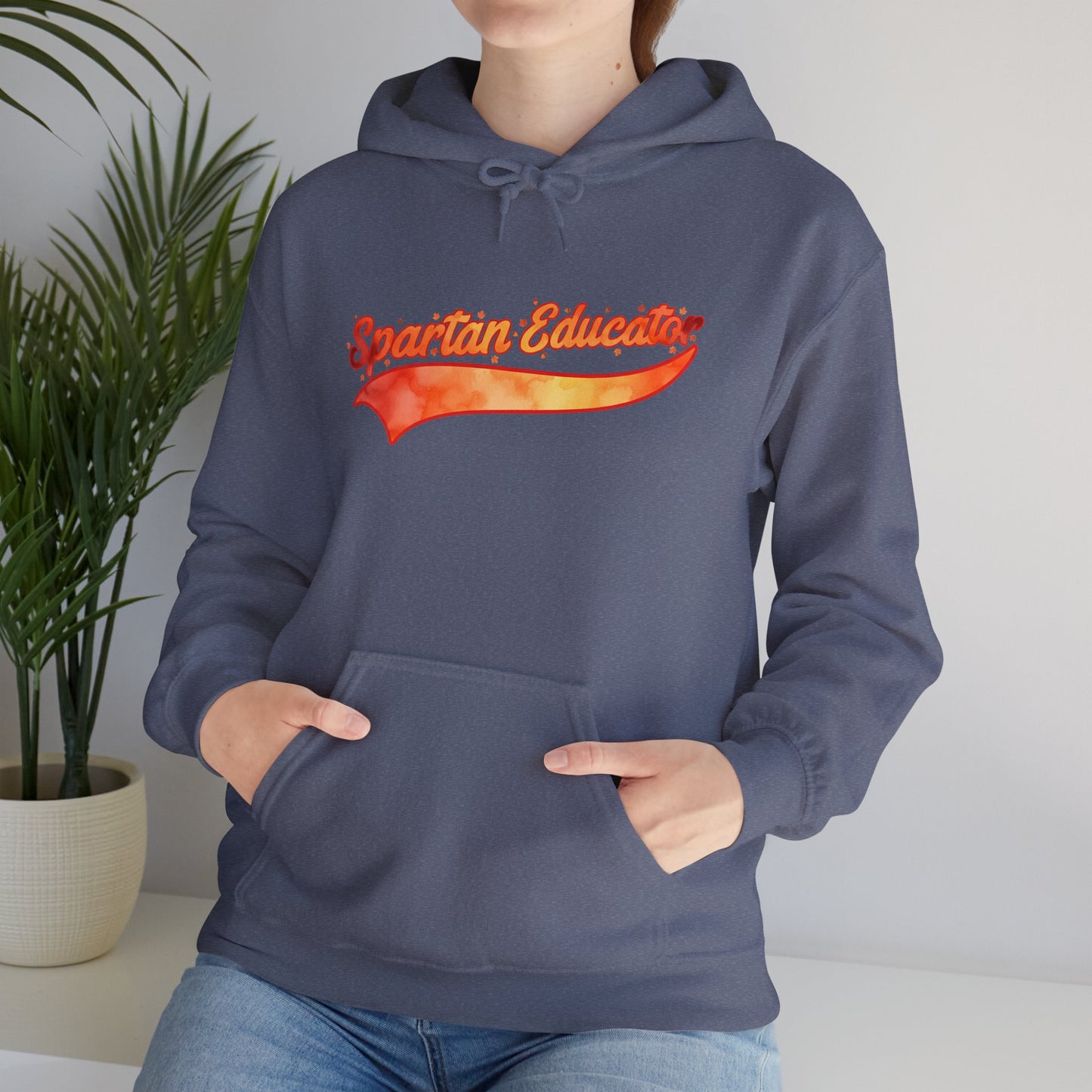 Spartan Educator Fall Design Gildan Hoodie