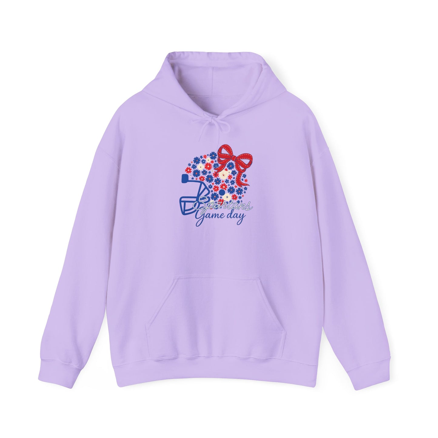 Bixby Spartans Floral Helmet Gameday Hoodie