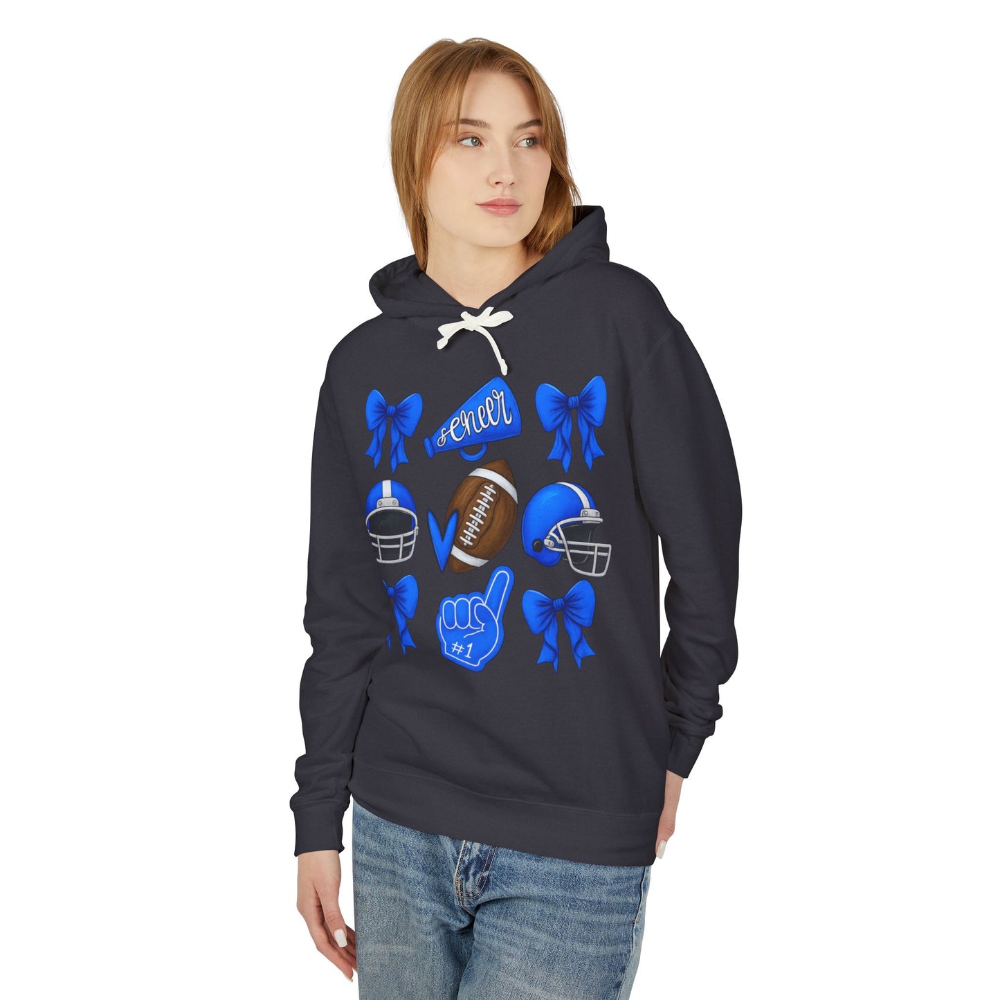 Bixby Spartan Cheer & Football Comfort Colors Hoodie