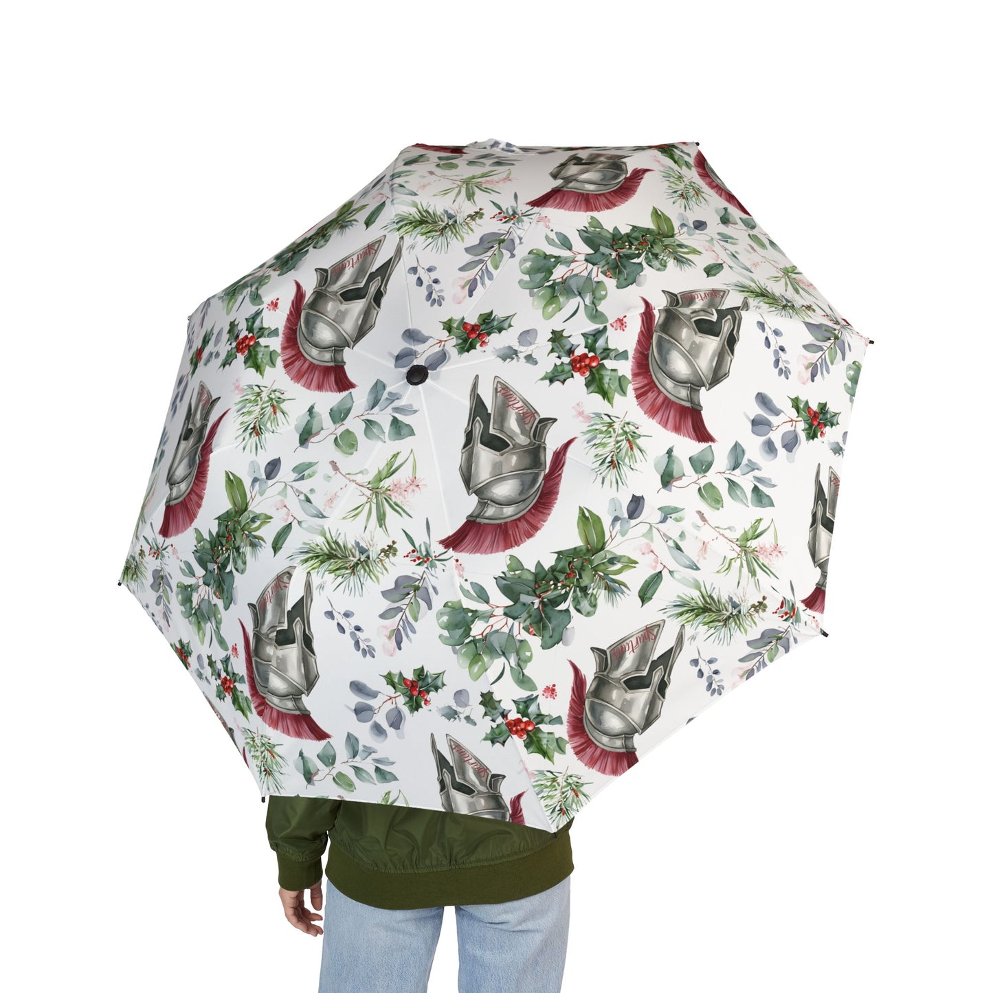 Bixby Spartan Festive Print Umbrella
