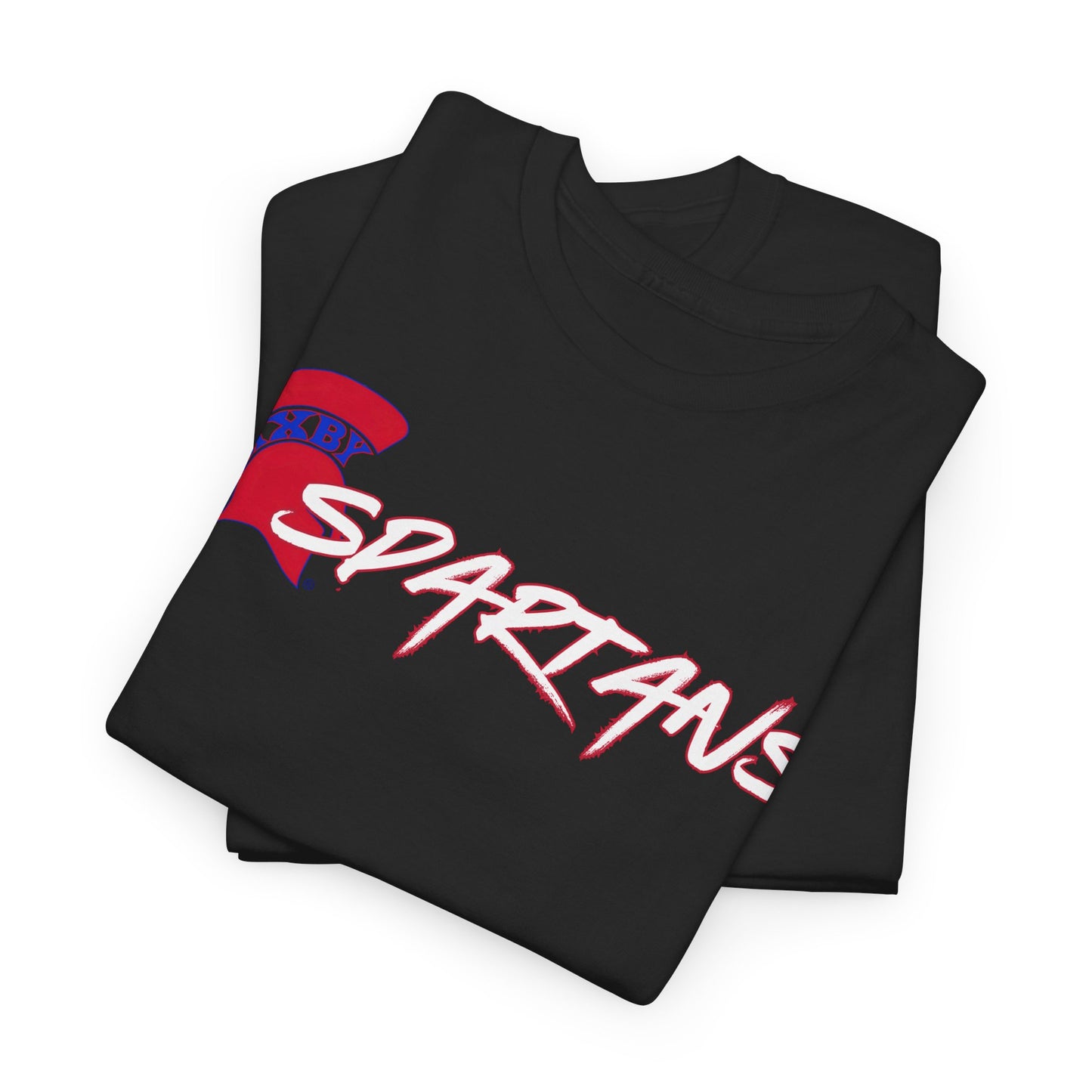 Spartans Blue Logo Gildan Tee