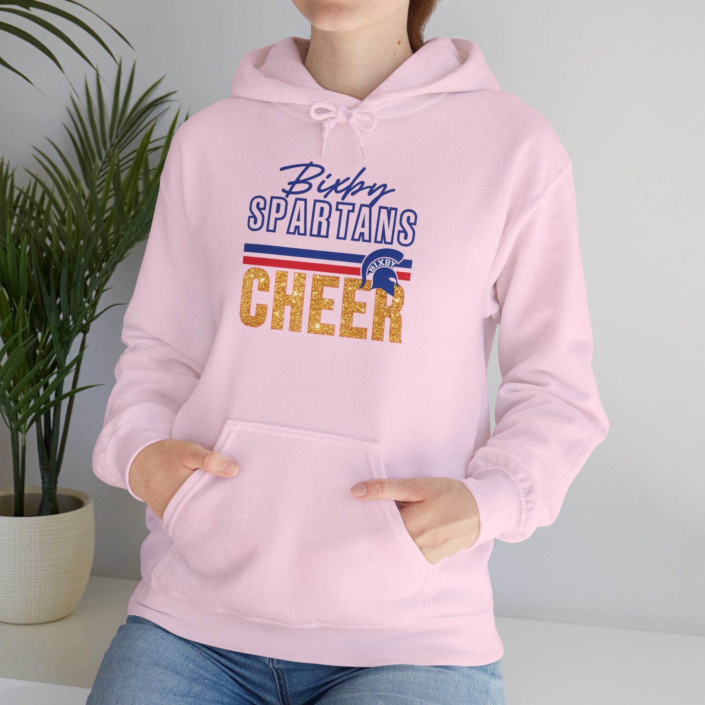 Bixby Spartans Cheer Gildan Hoodie