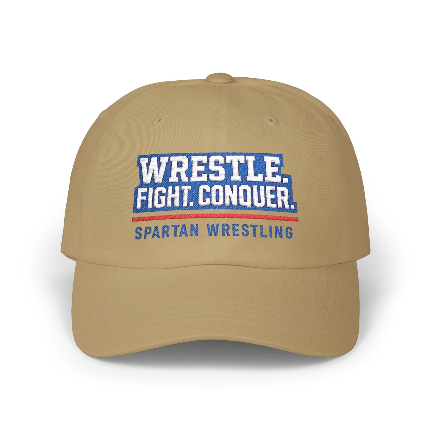 Spartan Wrestle. Fight. Conquer Classic Ballcap