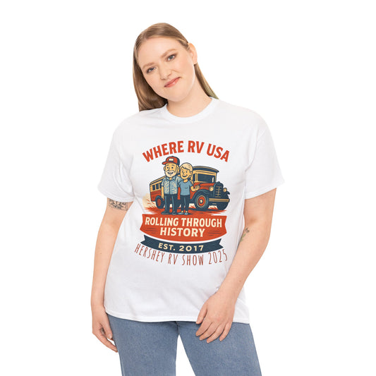 Where RV USA Rolling Through History Limited Edition Tee