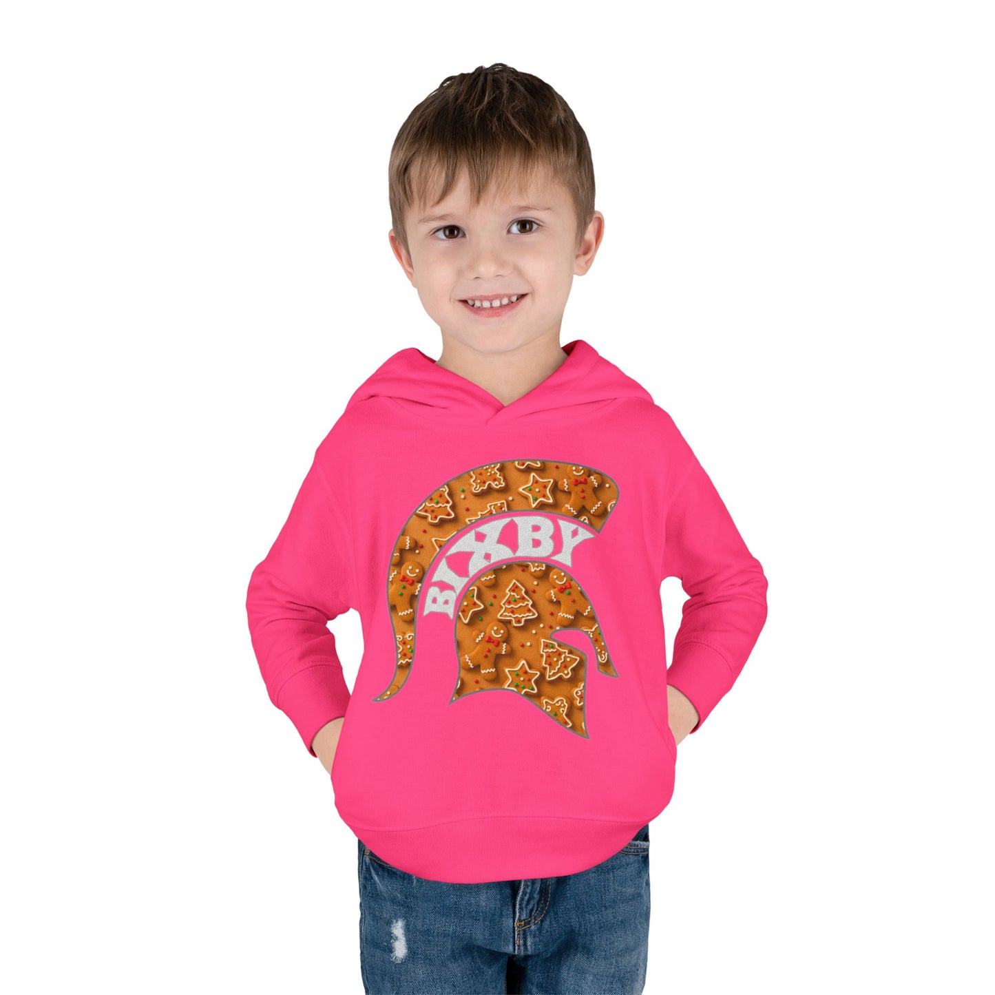 Bixby Spartans Gingerbread Toddler Rabbit Skins Sweatshirt