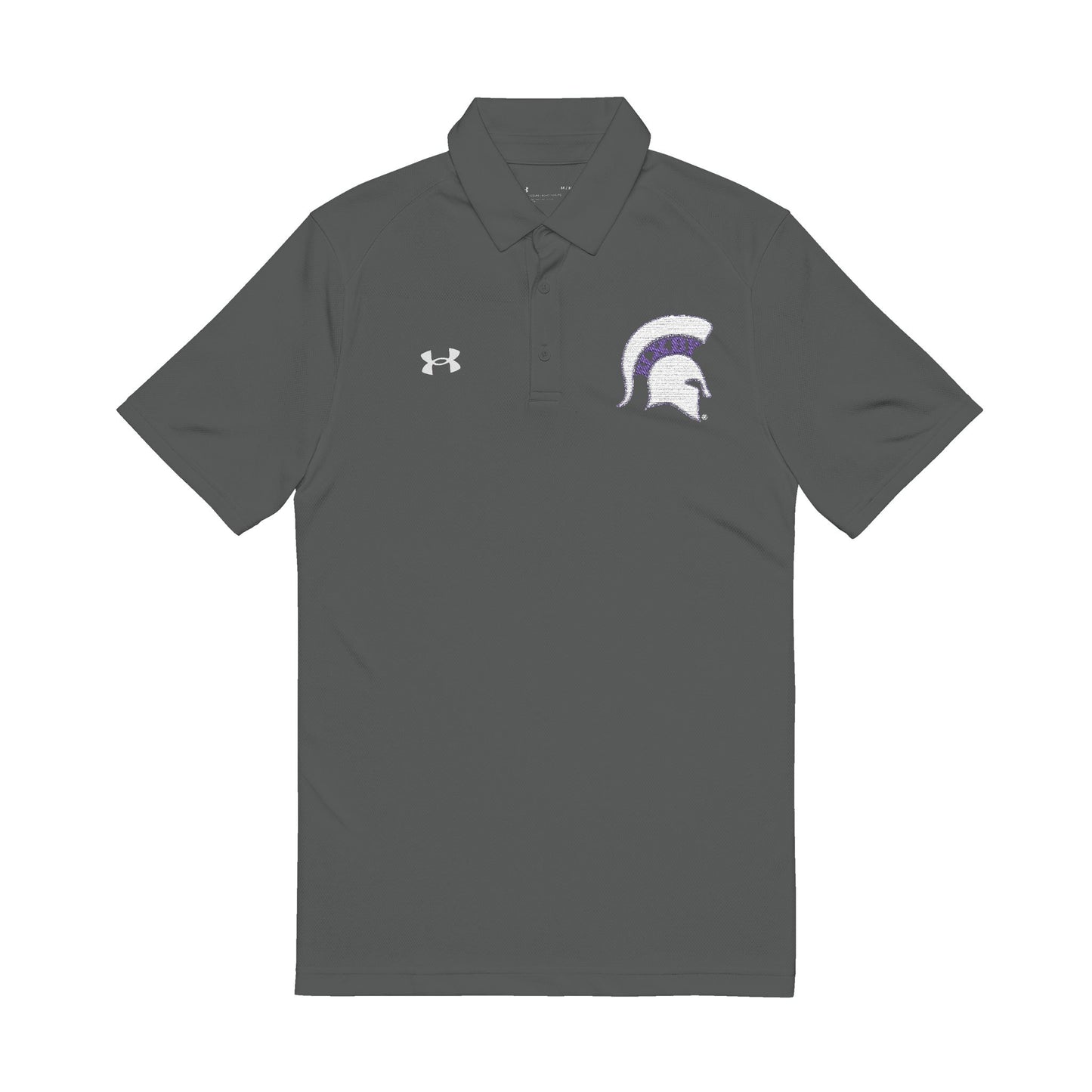 Bixby Under Armour White Logo Men's Polo (Embroidered)