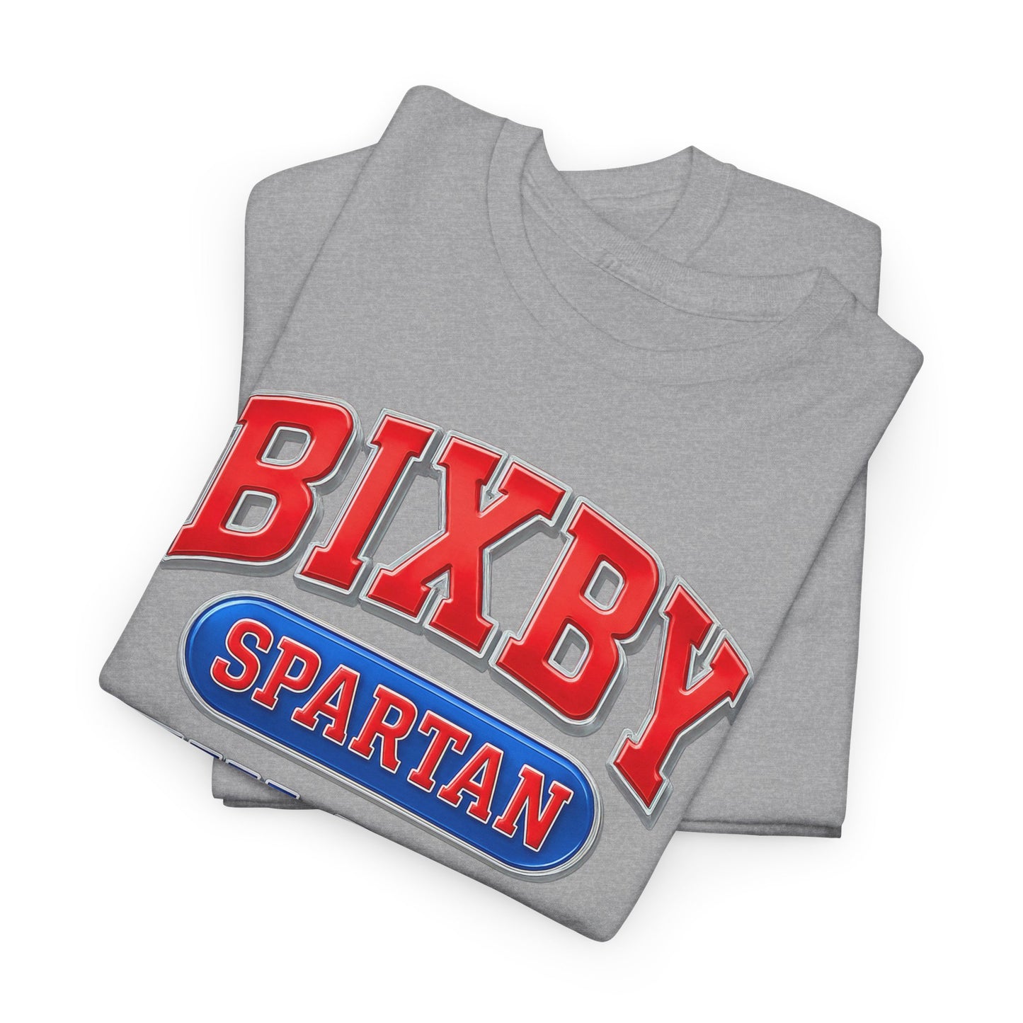 Bixby Spartan Athletics Metallic Gildan Tee