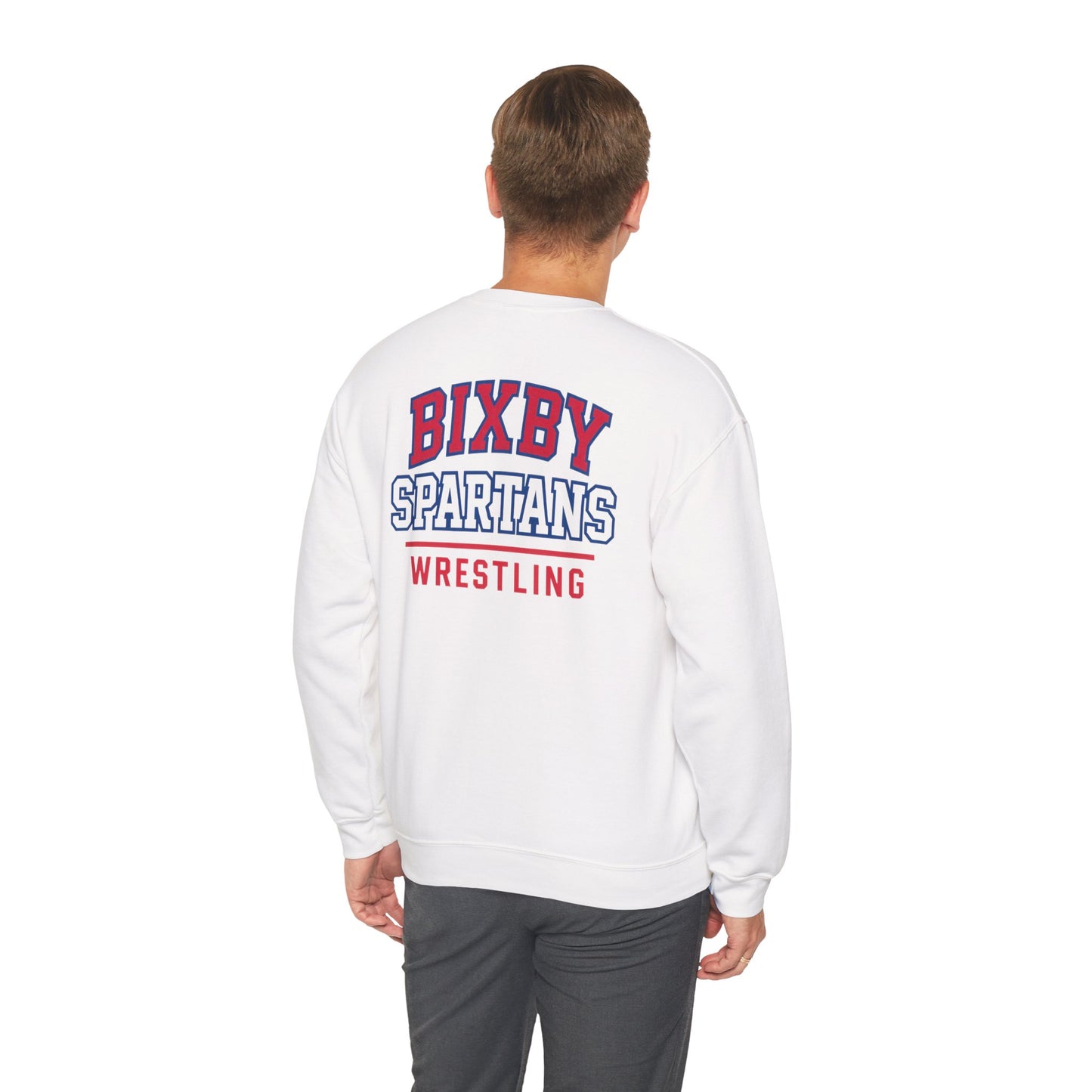Bixby Spartan Wrestling Gildan Sweatshirt