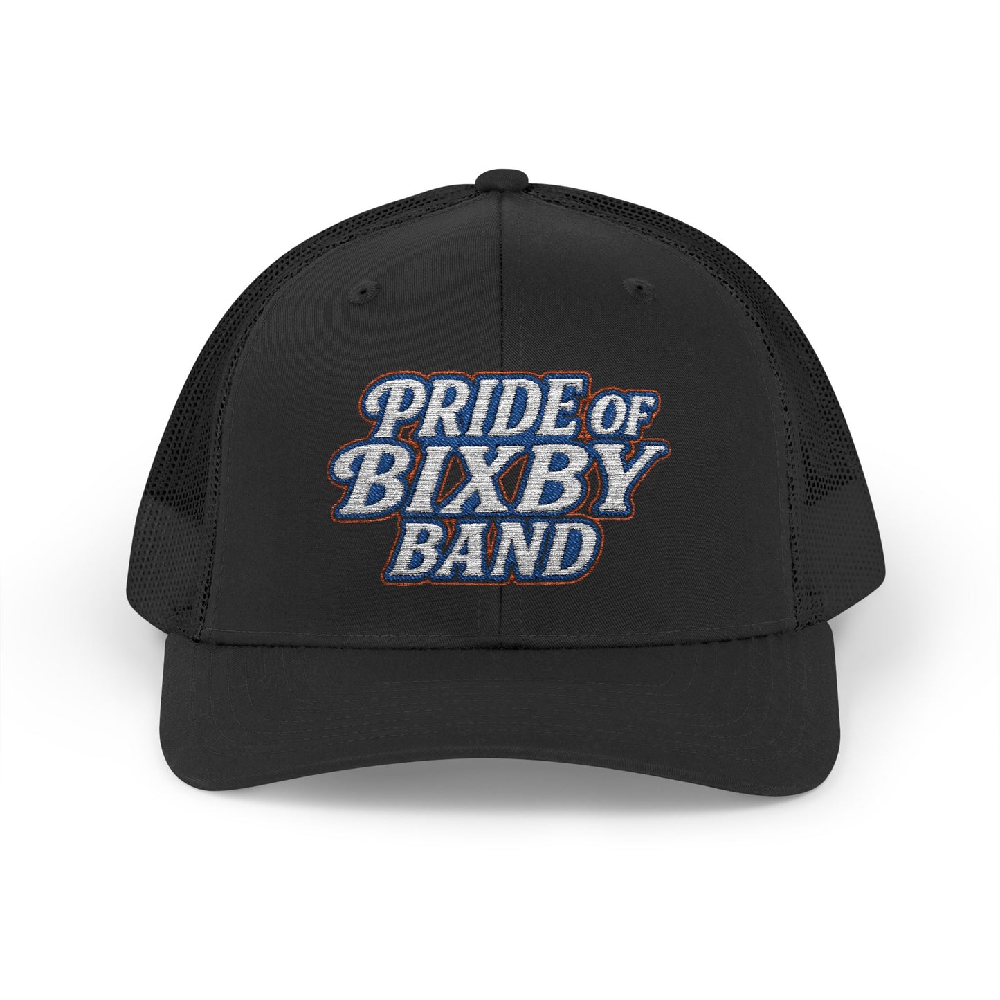 Pride of Bixby Band Embroidered Trucker Snapback