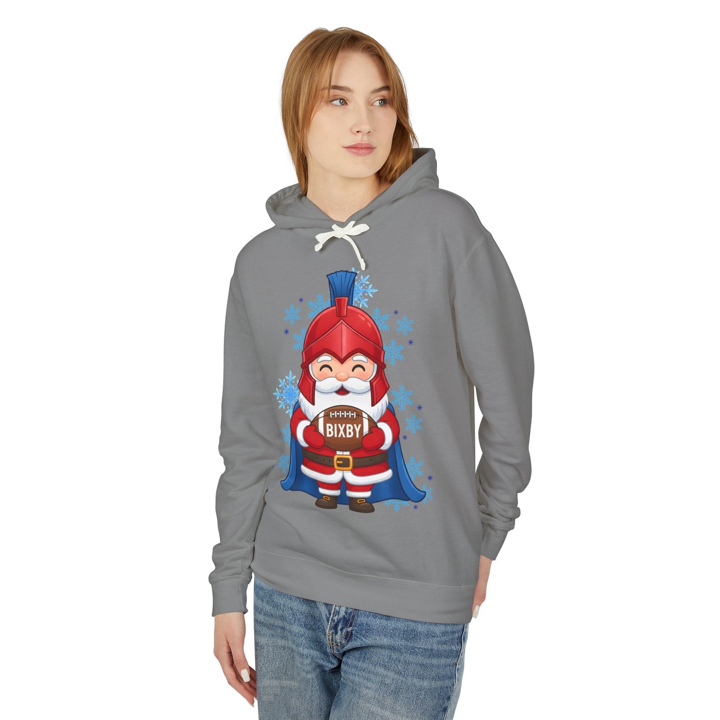 Spartan Football Santa Premium Comfort Colors Hoodie