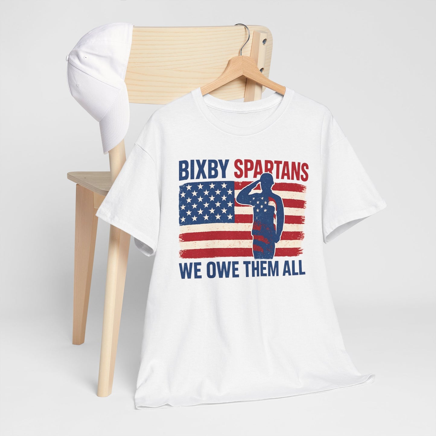 Spartans We Owe Them All Gildan Tee