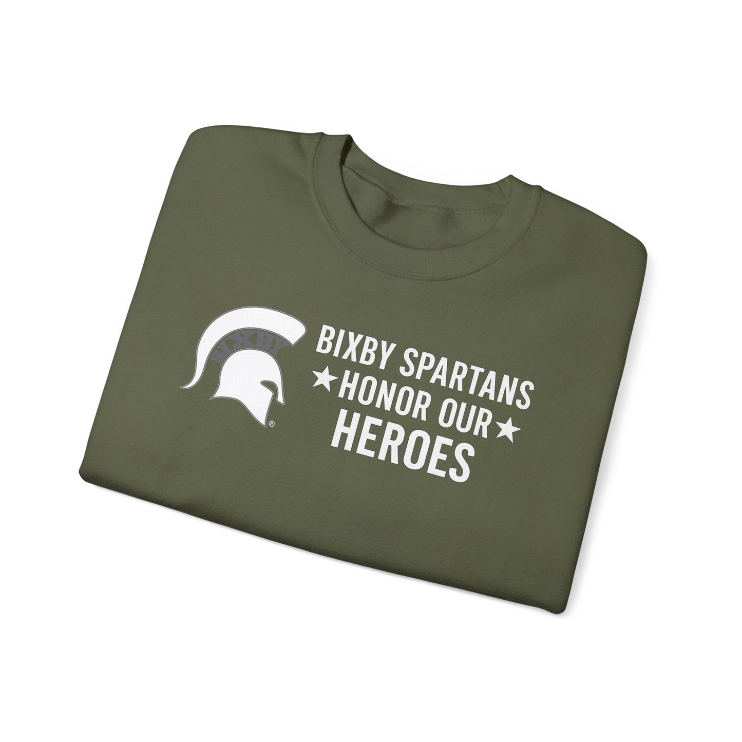 Spartans Honor Our Heroes Military Appreciation Gildan Sweatshirt