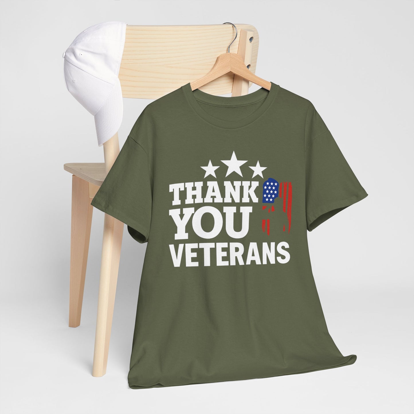Thank You Veterans Military Appreciation Gildan Tee