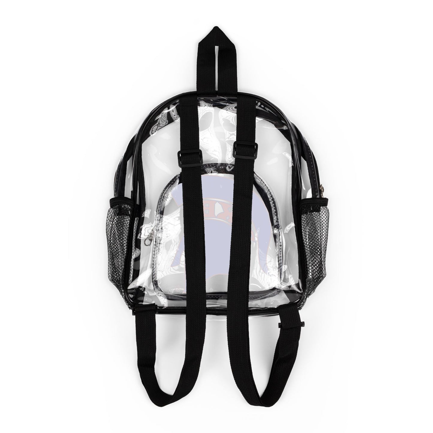 Spartan Blue Logo Clear Event Backpack