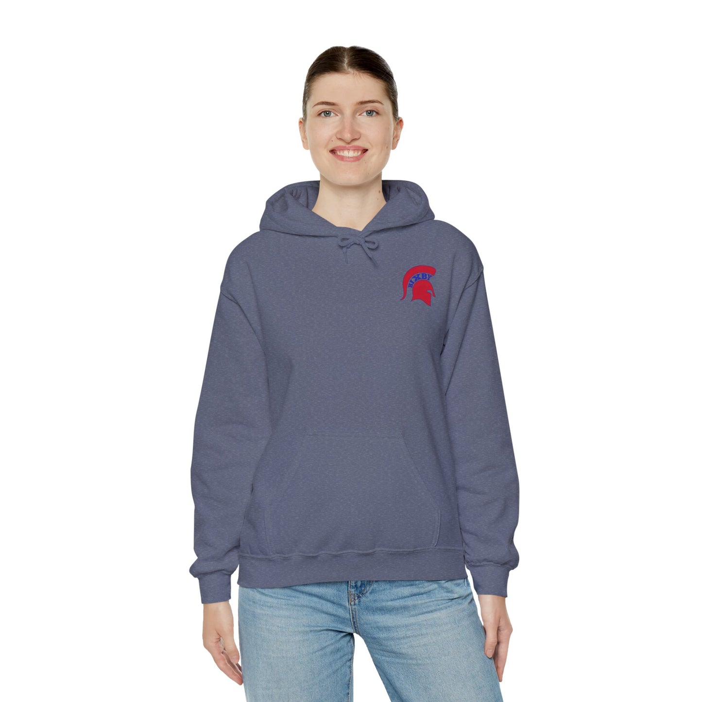 Spartan Soccer Club Distressed Crest Gildan Hoodie