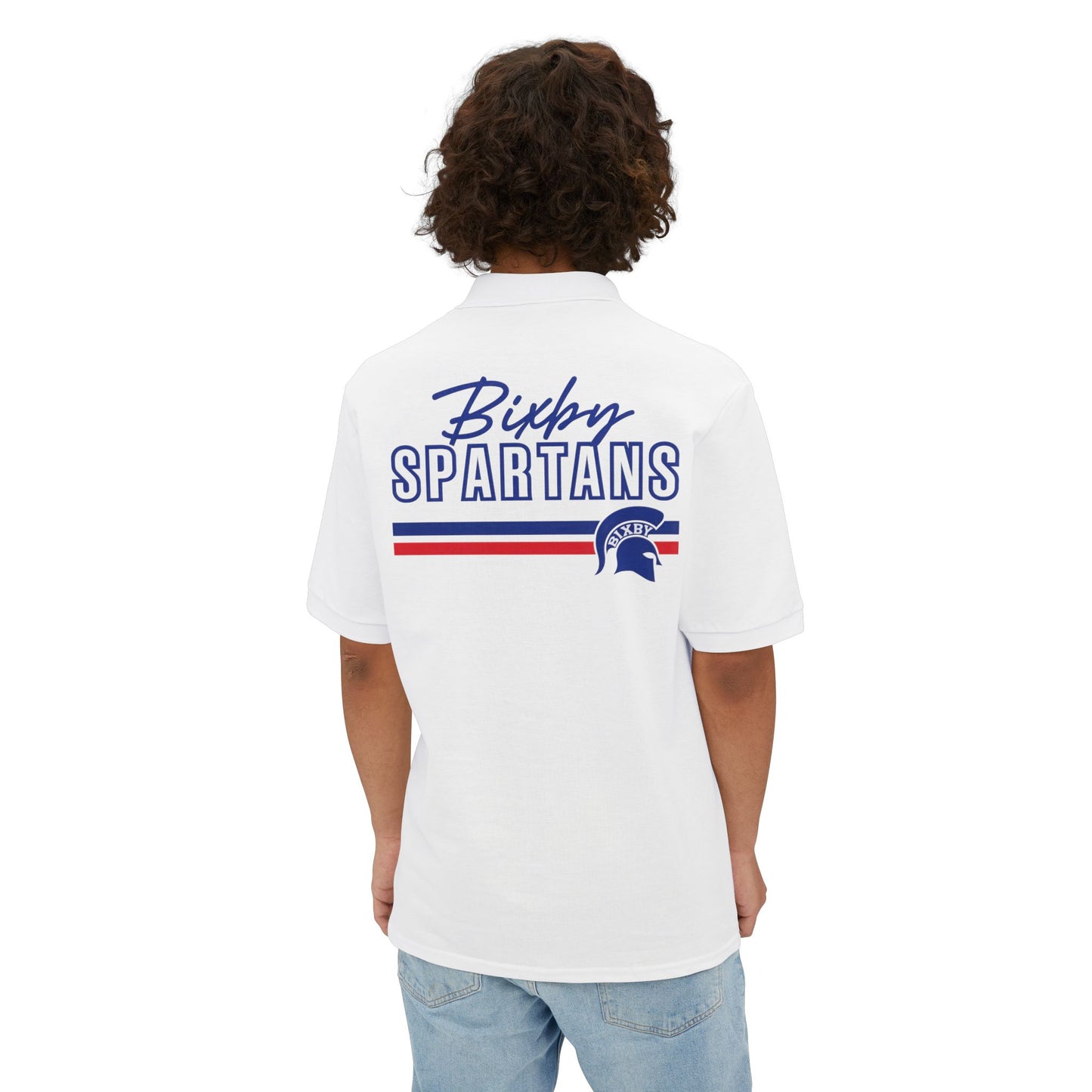 Bixby Spartan Jerzees Polo