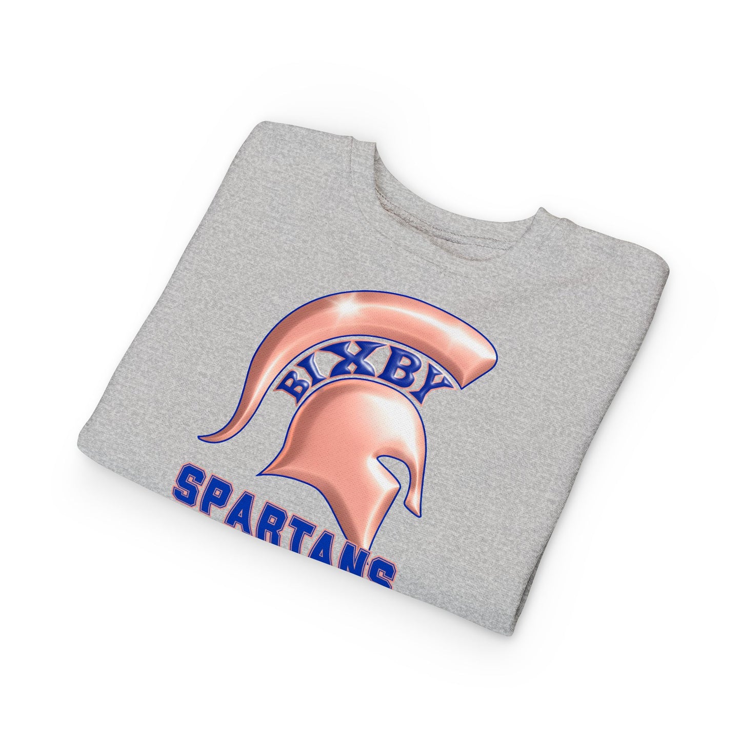 Bixby Spartans Metallic Rose Gold Toddler Rabbit Skins Sweatshirt