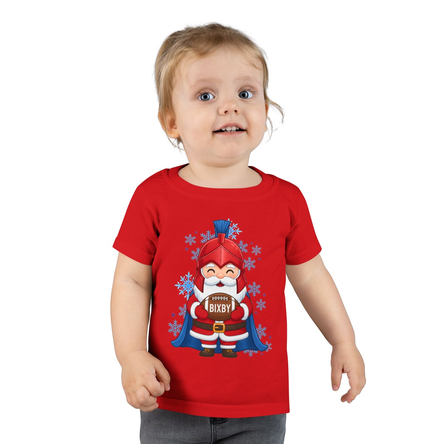 Spartan Football Santa Toddler Gildan Tee