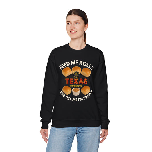 Funny Texas Roadhouse Rolls Gildan Sweatshirt
