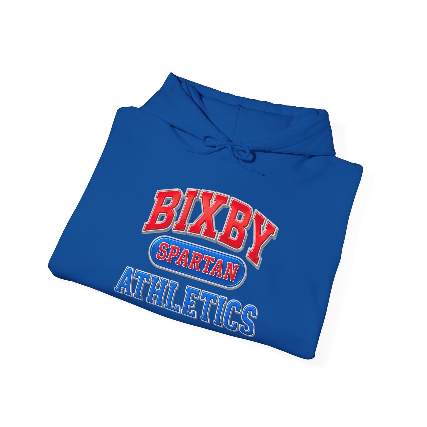 Bixby Spartan Athletics Metallic Gildan Hoodie