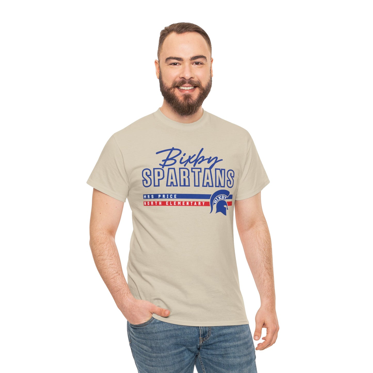 Bixby Spartans Personalized Educator Tee