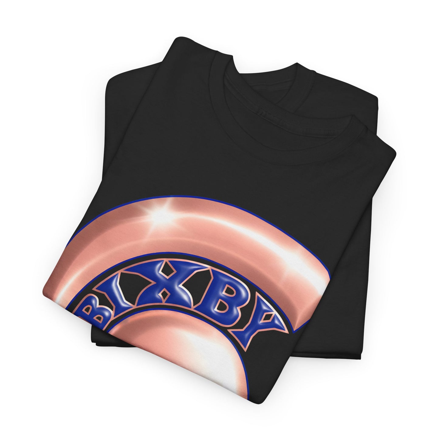 Bixby Spartan Metallic Rose Gold Gildan Tee