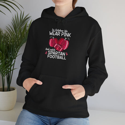 Wear Pink October Breast Cancer Awareness Gildan Hoodie