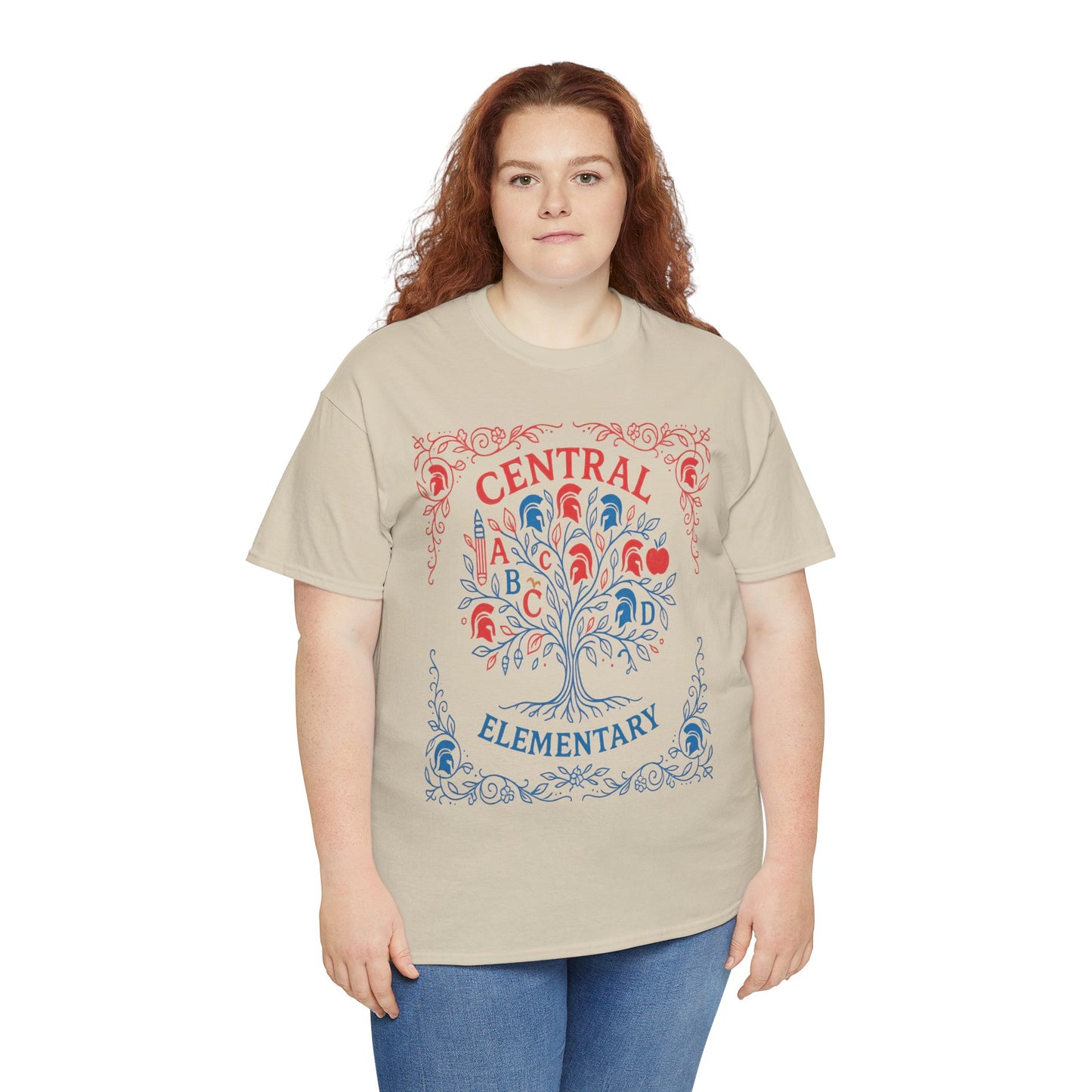 Floral Central Elementary Spartan Gildan Tee