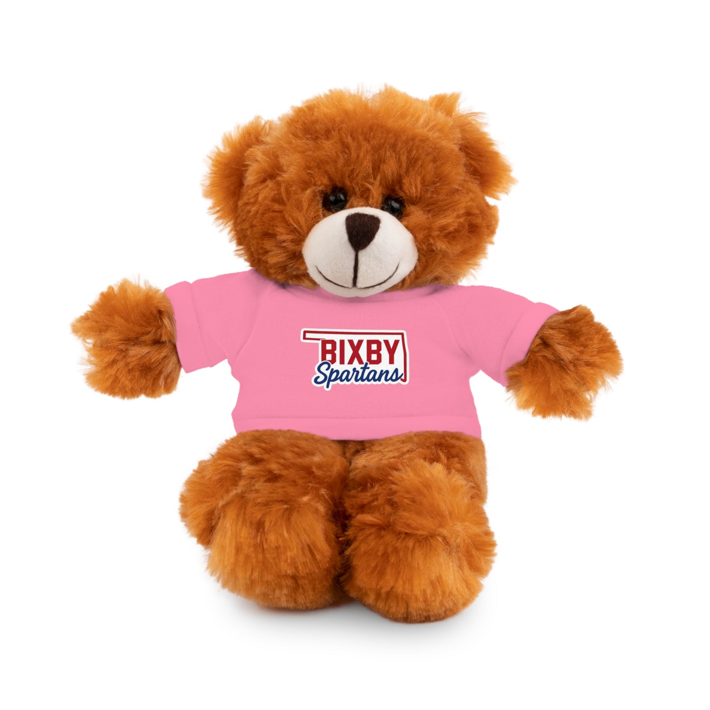 Bixby Oklahoma Spartan Stuffed Animal Logo